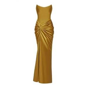 Rasario | Dresses | New Rasario Corset Maxi Dress With Draped Skirt In Mustard | Poshmark Rasario | Dresses | New Rasario Corset Maxi Dress With Draped Skirt In Mustard | Poshmark